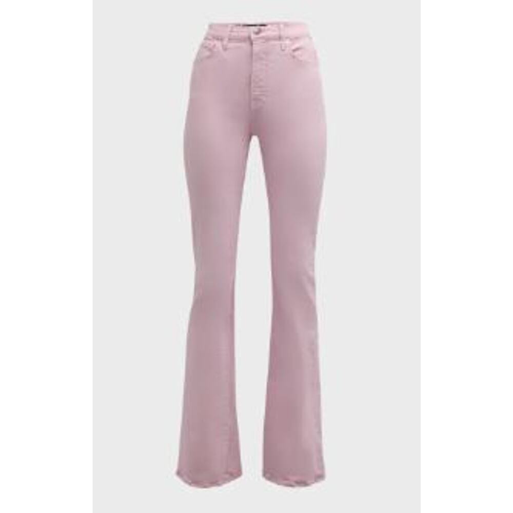 NWT Veronica Beard Beverly Skinny Flare Jeans SZ 24 NWT 248 BARELY ORCHID IRRG - Picture 7 of 11